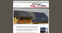 Desktop Screenshot of elektromueller-web.de