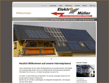 Tablet Screenshot of elektromueller-web.de